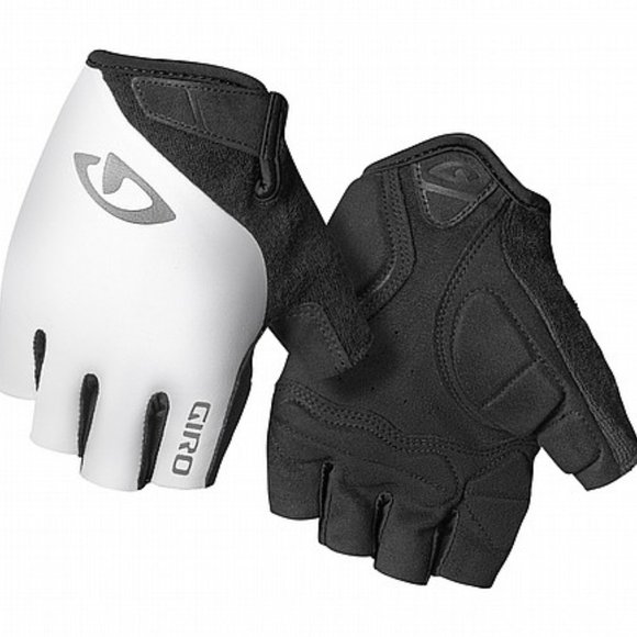 Giro Black and White Cycling Gloves - Picture 1 of 4